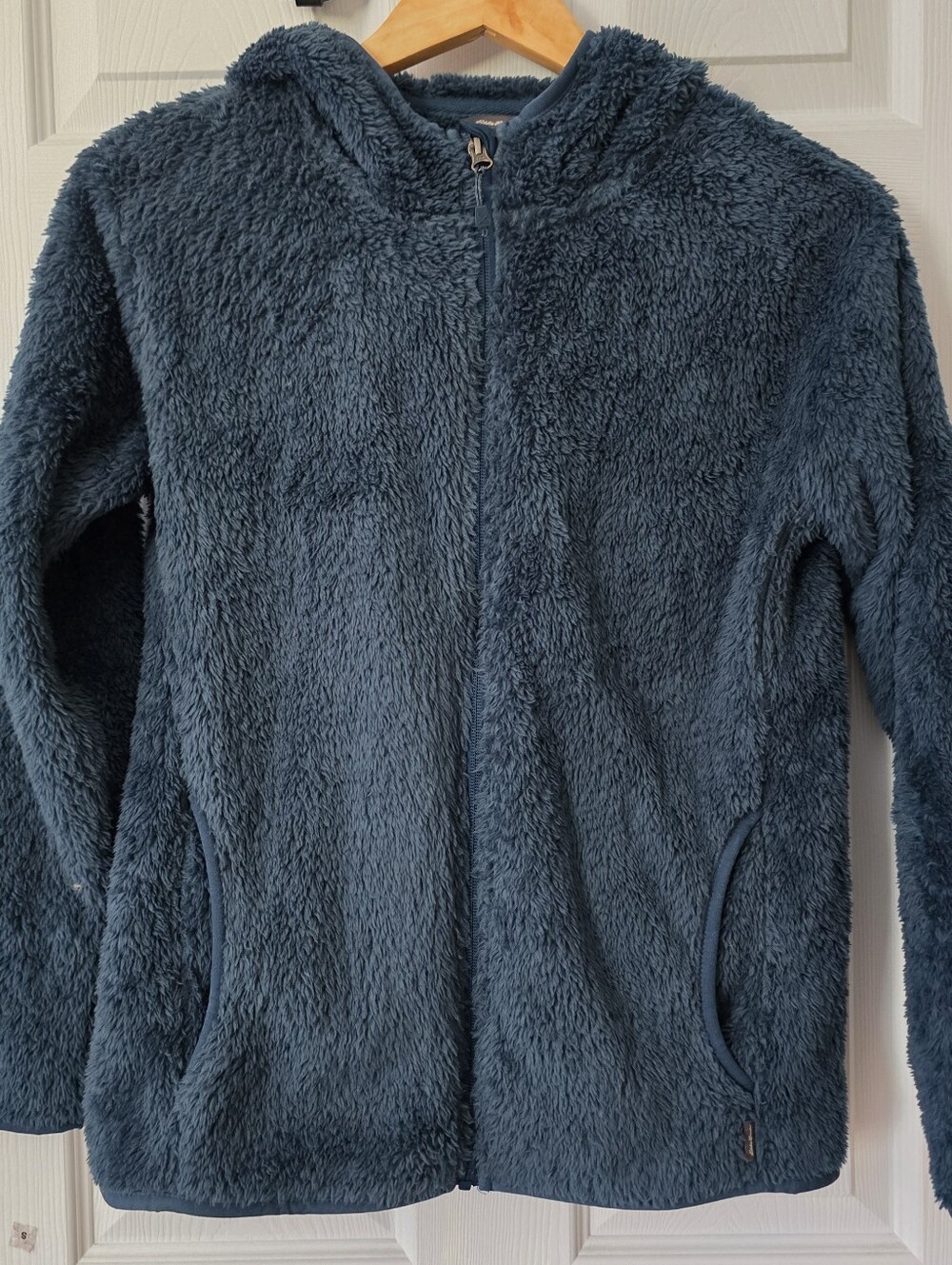 Eddie Bauer Women's Plush Full Zip Jacket Size Small Peacock Fast Fleece